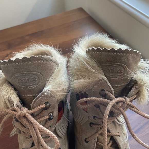 TECNICA Navajo Apres Ski Booties - CAMEL Size 7 - Picture 6 of 9